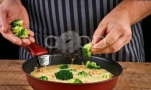 Фриттата с креветками и брокколи рецепт шаг 8