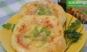 Мини-пиццы с болгарским перцем кулинарный рецепт
