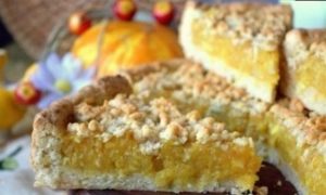 Пирог с тыквенно-цитрусовой начинкой кулинарный рецепт