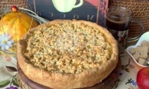 Пирог с тыквенно-цитрусовой начинкой рецепт шаг 26