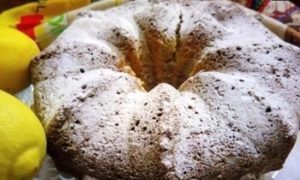 Творожно-лимонный кекс кулинарный рецепт