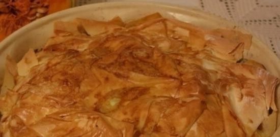 Тыквенный пирог с курицей кулинарный рецепт
