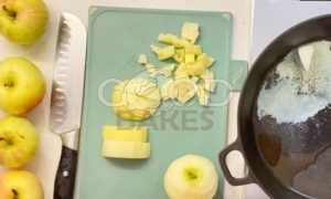 Яблочный пирог с безе рецепт шаг 4