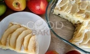 Яблочный пирог в микроволновой печи рецепт шаг 5