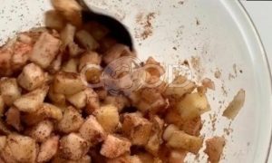 Яблочный штрудель на песочном тесте рецепт шаг 5
