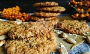 Овсяное печенье с миндалем и медом рецепт шаг 6