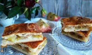Пирог с яблоками рецепт шаг 6