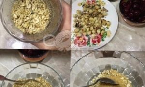 Творожные рогалики с вишней и орехами рецепт шаг 2