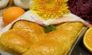 Тыквенные булочки с апельсиновым кремом кулинарный рецепт