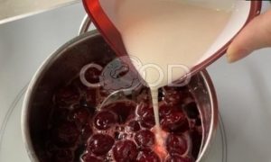 Чизкейк из рикотты с вишневым соусом рецепт шаг 5