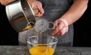 Чизкейк с консервированными персиками без выпечки рецепт шаг 13