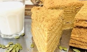 Медовый торт «Идеал» кулинарный рецепт
